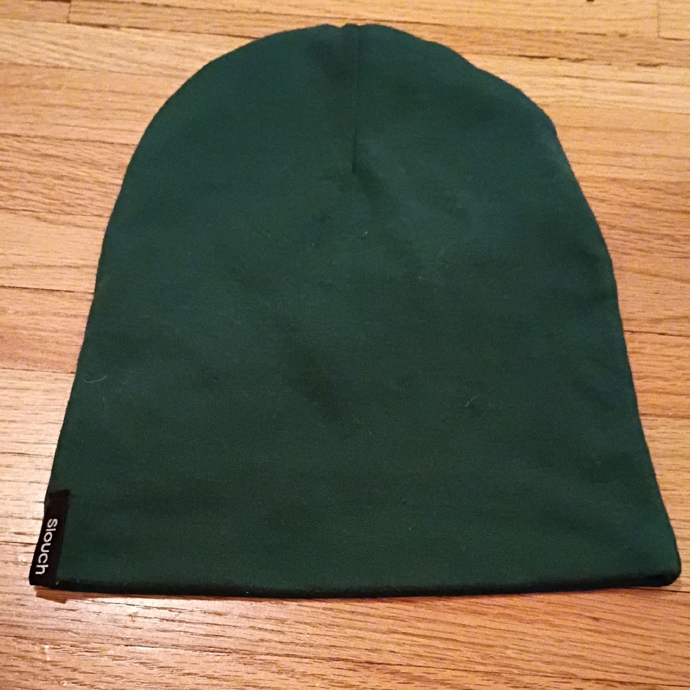 Forest Green Slouch Beanie Adult Size